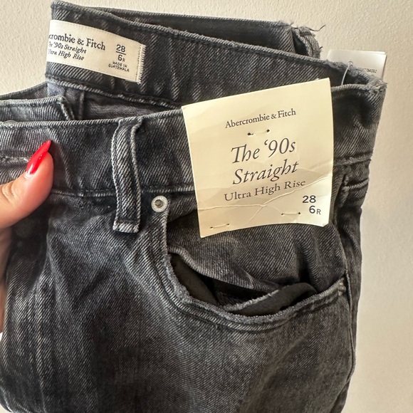 Abercrombie & Fitch Denim - Abercrombie & Fitch Black High Rise Jeans